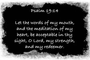 Psalm 19 14 6BW